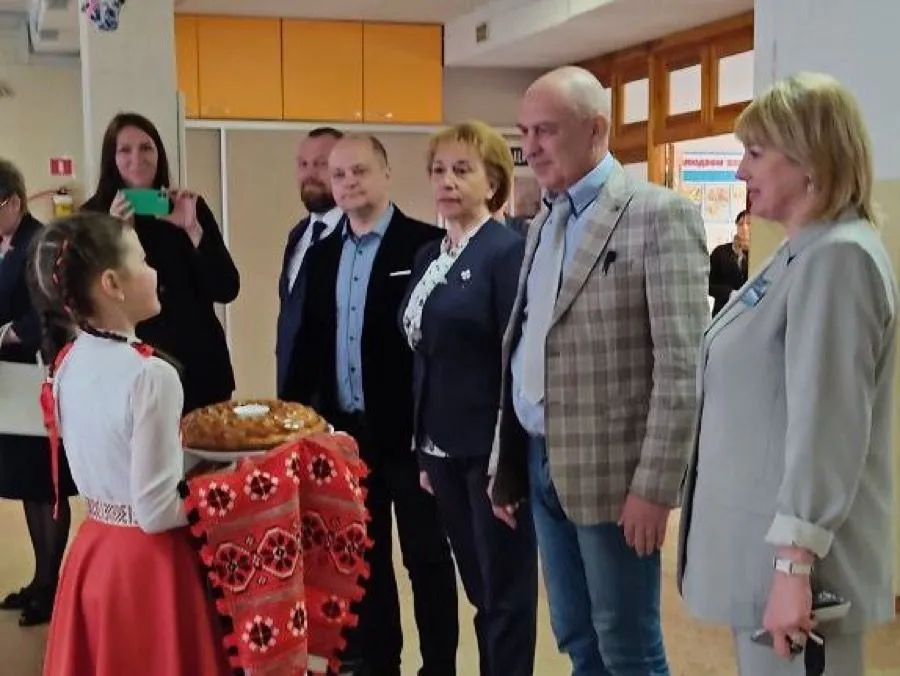 Фото: В Железнодорожном районе Гомеля принимали делегацию педагогов города Новозыбкова