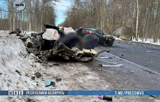 Фото: Возбуждено уголовное дело по факту смертельного ДТП в Речицком районе