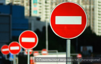 Фото: Закрытие  движения общественного транспорта по улице Полесской