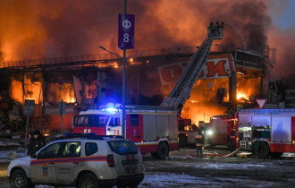 Фото: В Подмосковье при пожаре в ТЦ один человек погиб