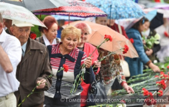 Фото: В Гомеле прошёл митинг ко Дню всенародной памяти жертв ВОВ
