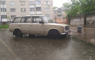 Фото: Когда на улице Старочерниговской возле дома №19 будет сухо на парковке?
