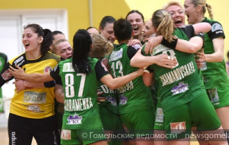 Фото: Женская команда гандбольного клуба  «Гомель»  стала обладателем Кубка Республики Беларусь
