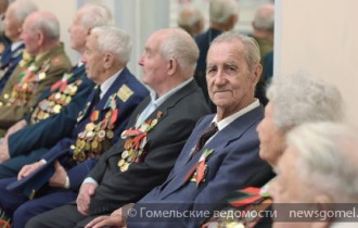 Фото: Торжественный приём ветеранов Великой Отечественной войны руководством Гомеля