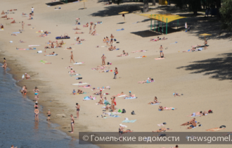 Фото: Центральный пляж Гомеля признан лучшим в области