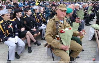 Фото: Более 30 воинов-интернационалистов удостоены юбилейных медалей в Гомельской области