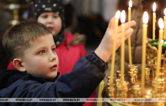 Фото: Лукашенко поздравил православных верующих с Рождеством