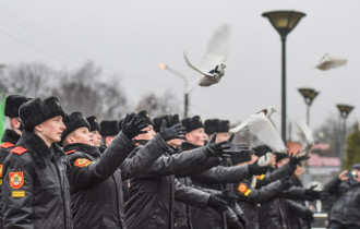 Фото: На Аллее Героев в Гомеле прошёл митинг в честь 77-летия освобождения города