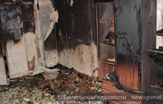 Фото: В Гомель по улице Рогачёвская произошёл пожар