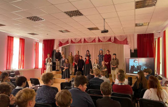 Фото: Молодёжь Гомеля представила театральную постановку «Весточки»