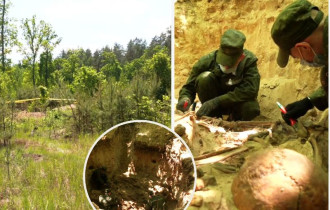 Фото: В Ченковском лесу продолжаются раскопки в местах массовых расстрелов в годы войны (ВИДЕО)