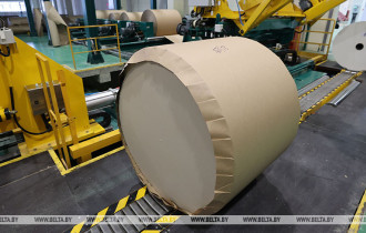 Фото: Добрушская бумажная фабрика до конца года планирует произвести около 140 тыс.т картона