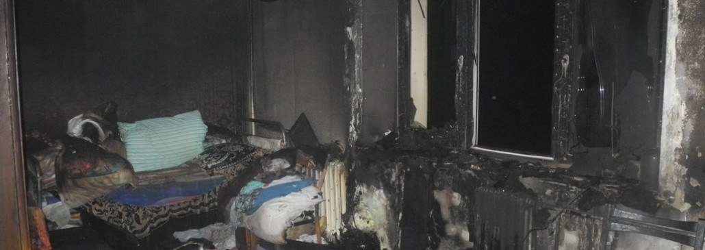 В Гомеле при пожаре квартиры спасена хозяйка