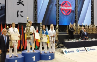 Фото: Александра Концевенко завоевала бронзовую награду на III Чемпионате Европы по киокушинкай каратэ