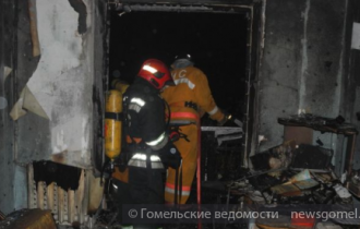 Фото: В Гомеле из-за пожара эвакуировано 19 человек