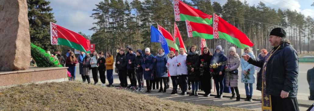 "Опалённый войной ты, мой край белорусский": митинг в Новобелицком районе