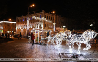 Фото: В новогоднюю ночь на площади Ленина в Гомеле будет перекрыто движение транспорта