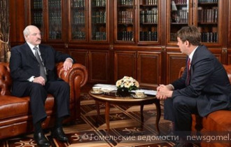 Фото: Лукашенко дал интервью медиахолдингу «Блумберг»