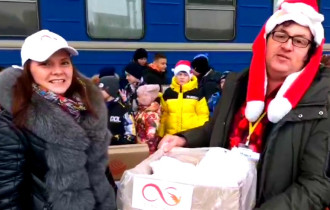 Фото: В Гомеле фонд Алексея Талая проводит рождественскую акцию для детей Донбасса