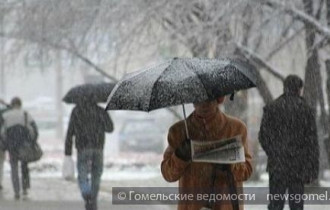 Фото: Мокрый снег ожидается в Беларуси на текущей неделе