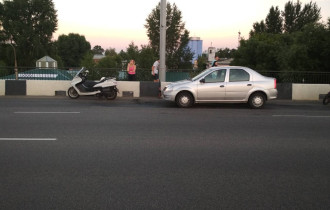 Фото: В Гомеле нетрезвый водитель автомобиля сбил мотоциклиста