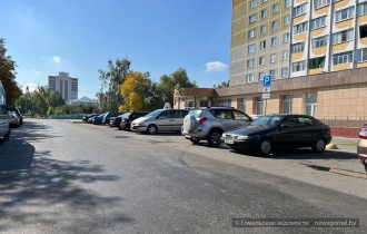 Фото: На парковке около загса Новобелицкого района отремонтировали асфальт