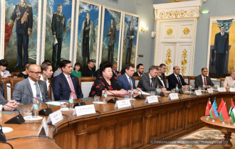 Фото: Торжественный приём делегаций участников XVII Гомельского экономического форума прошёл во Дворце Румянцевых и Паскевичей