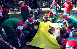 Фото: Команда гомельской СШ  №21 победила в республиканской военно-патриотической игре "Орлёнок"