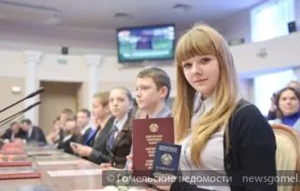 Фото: В Гомеле состоялось торжественное вручение паспортов юным гражданам 