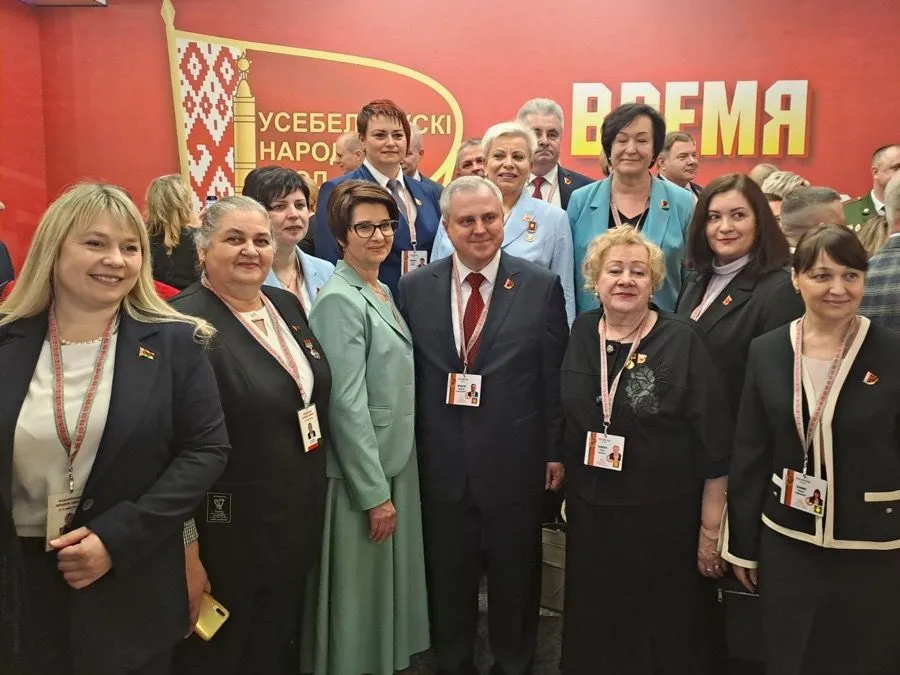 Фото: Гомельские делегаты VII Всебелоруского народного собрания в сердце Минска