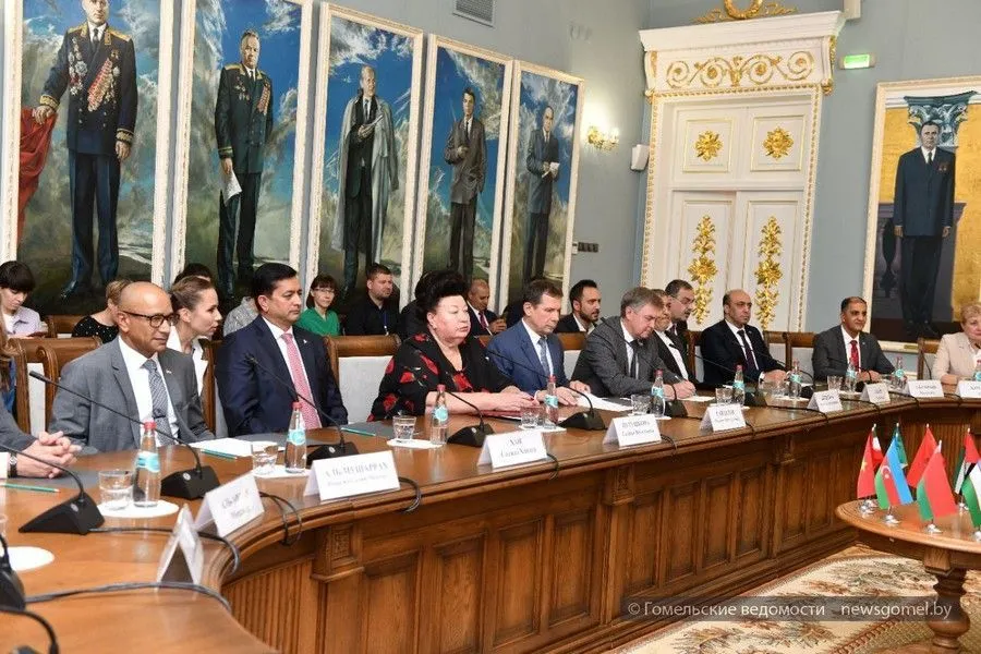 Фото: Торжественный приём делегаций участников XVII Гомельского экономического форума прошёл во Дворце Румянцевых и Паскевичей